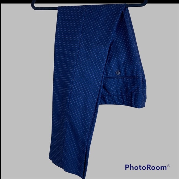 BONOBOS Men slim straight fit pants size 29 Italian finest wool in Blue - Picture 3 of 7
